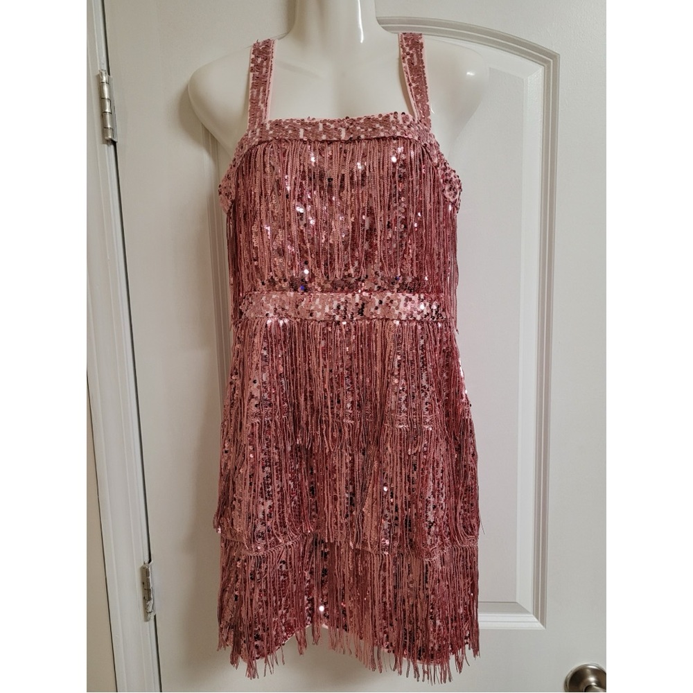 (SOLD) SHEIN Pink Sequin Mini Dress